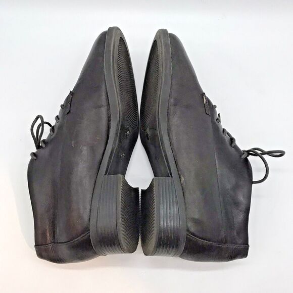 Easy Spirit Lidia Chukka Boot Women's 8.5 W Brown Leather Lace Up Oxford Boots - Picture 7 of 10